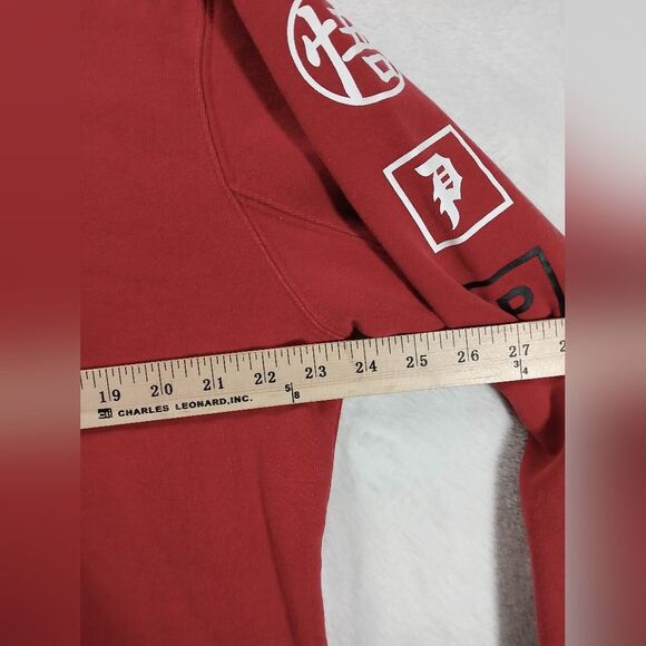 Primitive X DragonBall Z Red Embroided Hoodie Mens Size Medium Sweatshirt - Picture 8 of 12